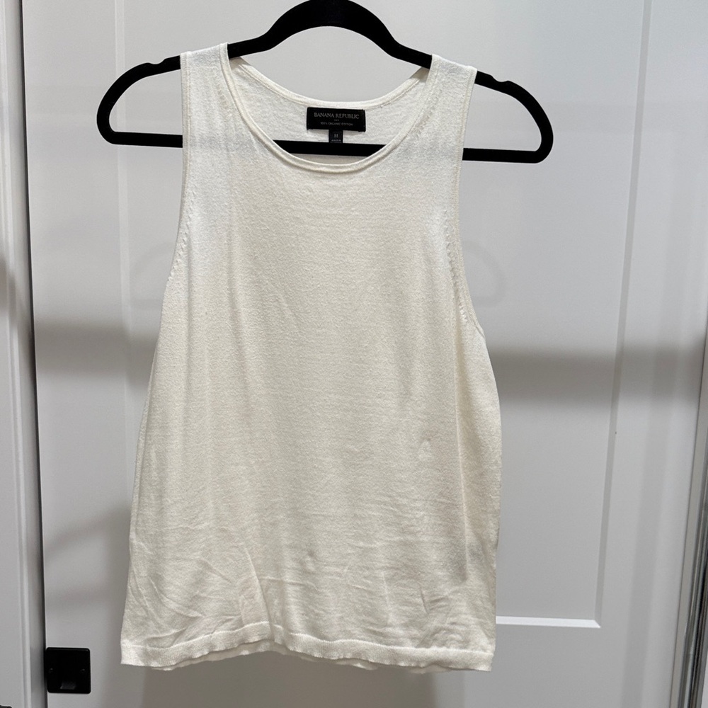 Banana Republic Cream Tank Top for Women